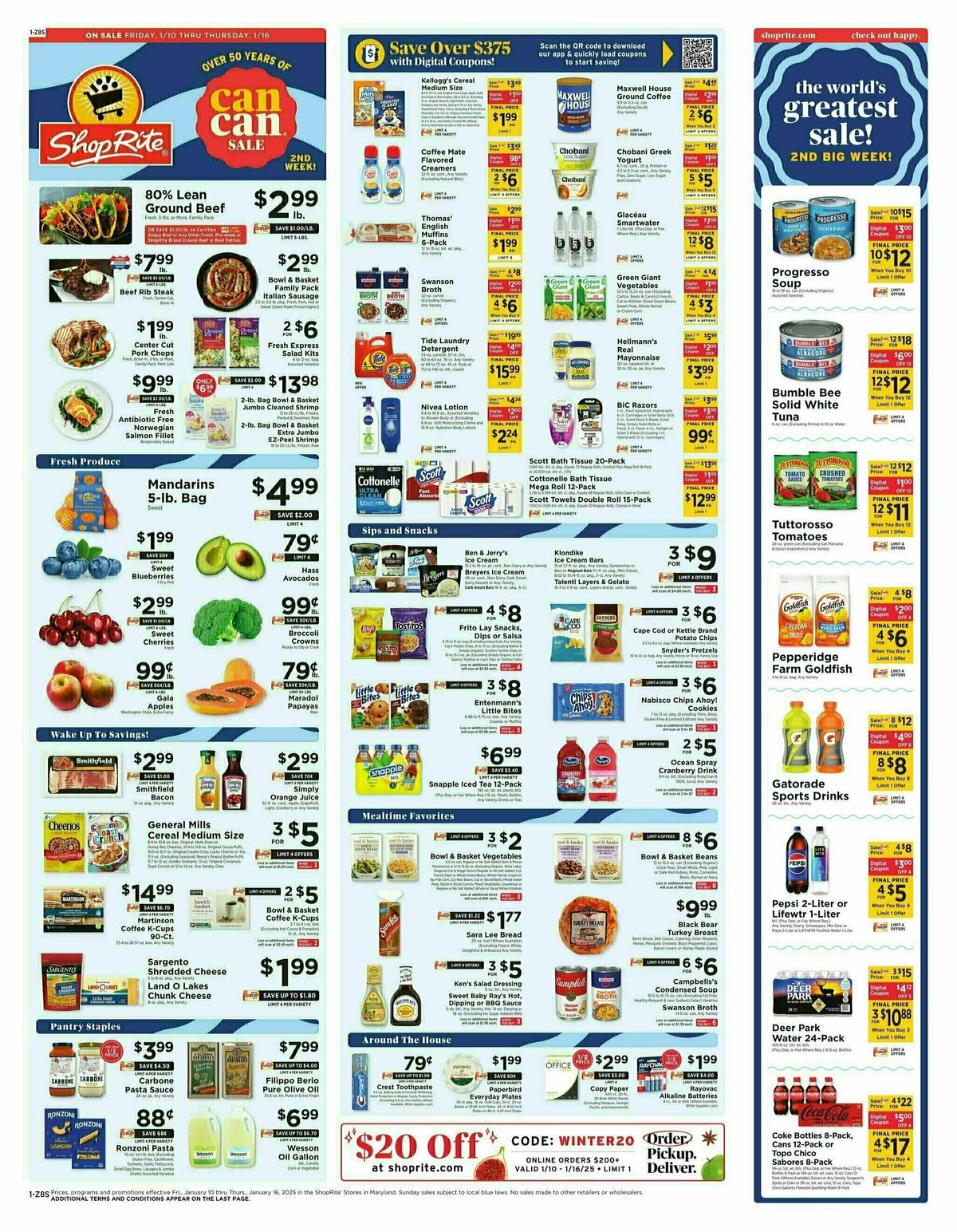 ShopRite Weekly Ad from January 10