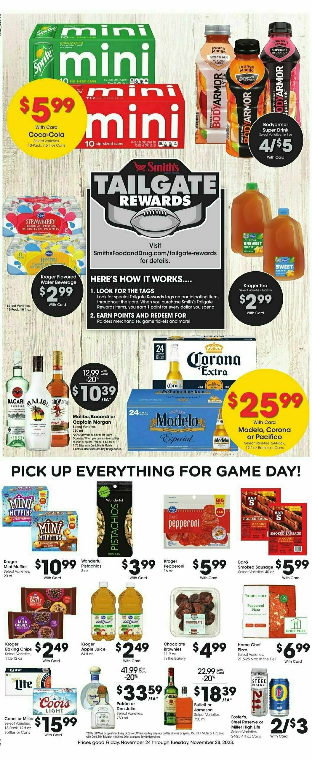 Smith's Weekly Ad from November 24