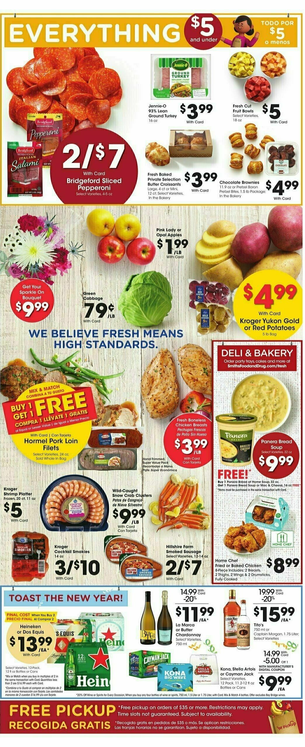 Smith's Weekly Ad from December 27