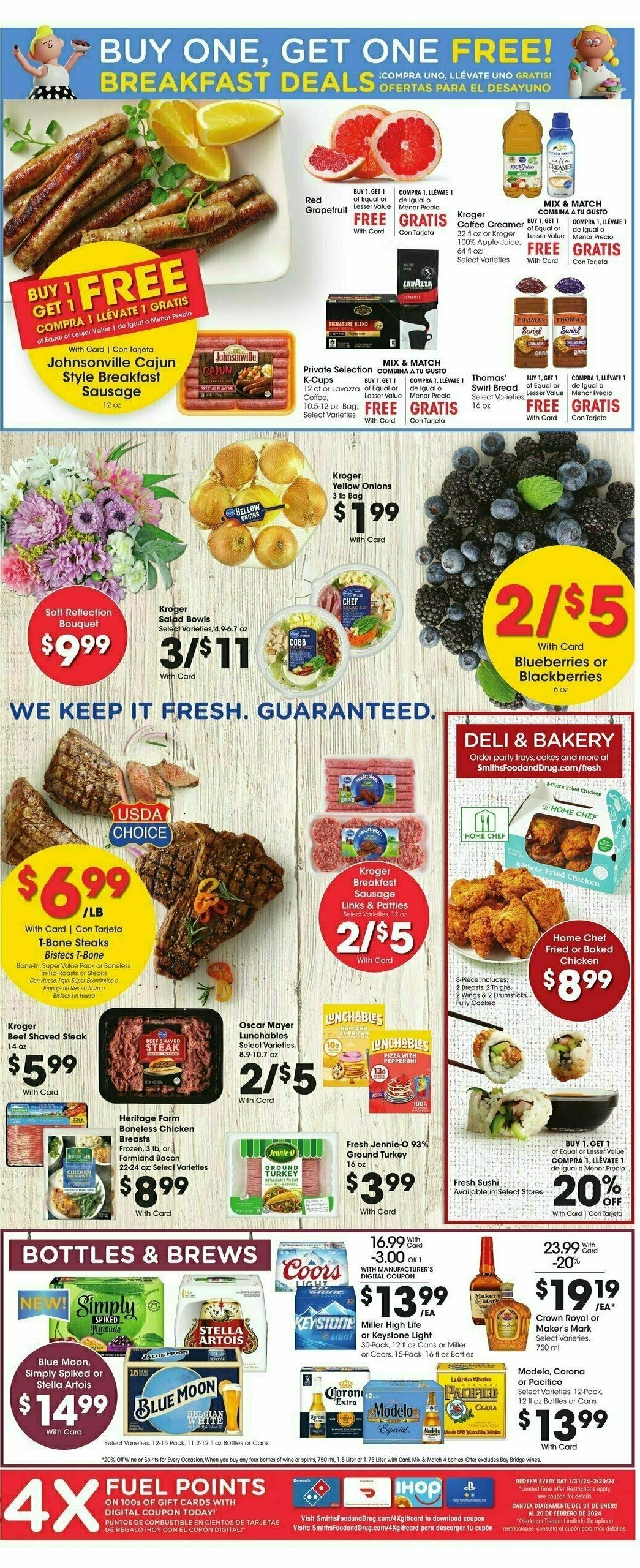 Smith's Weekly Ad from February 14