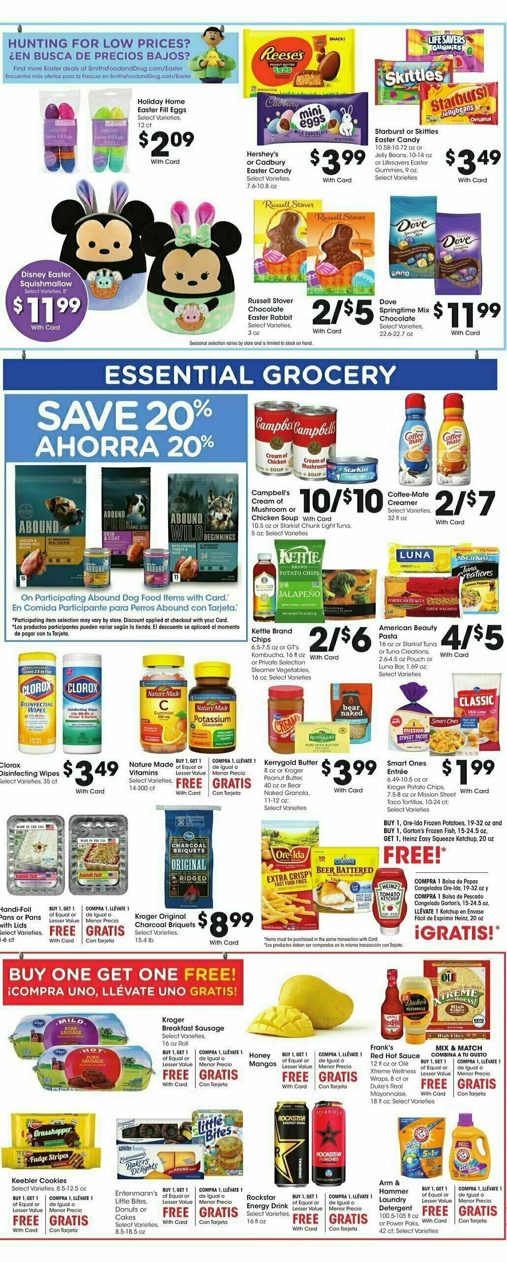 Smith's Weekly Ad from March 20