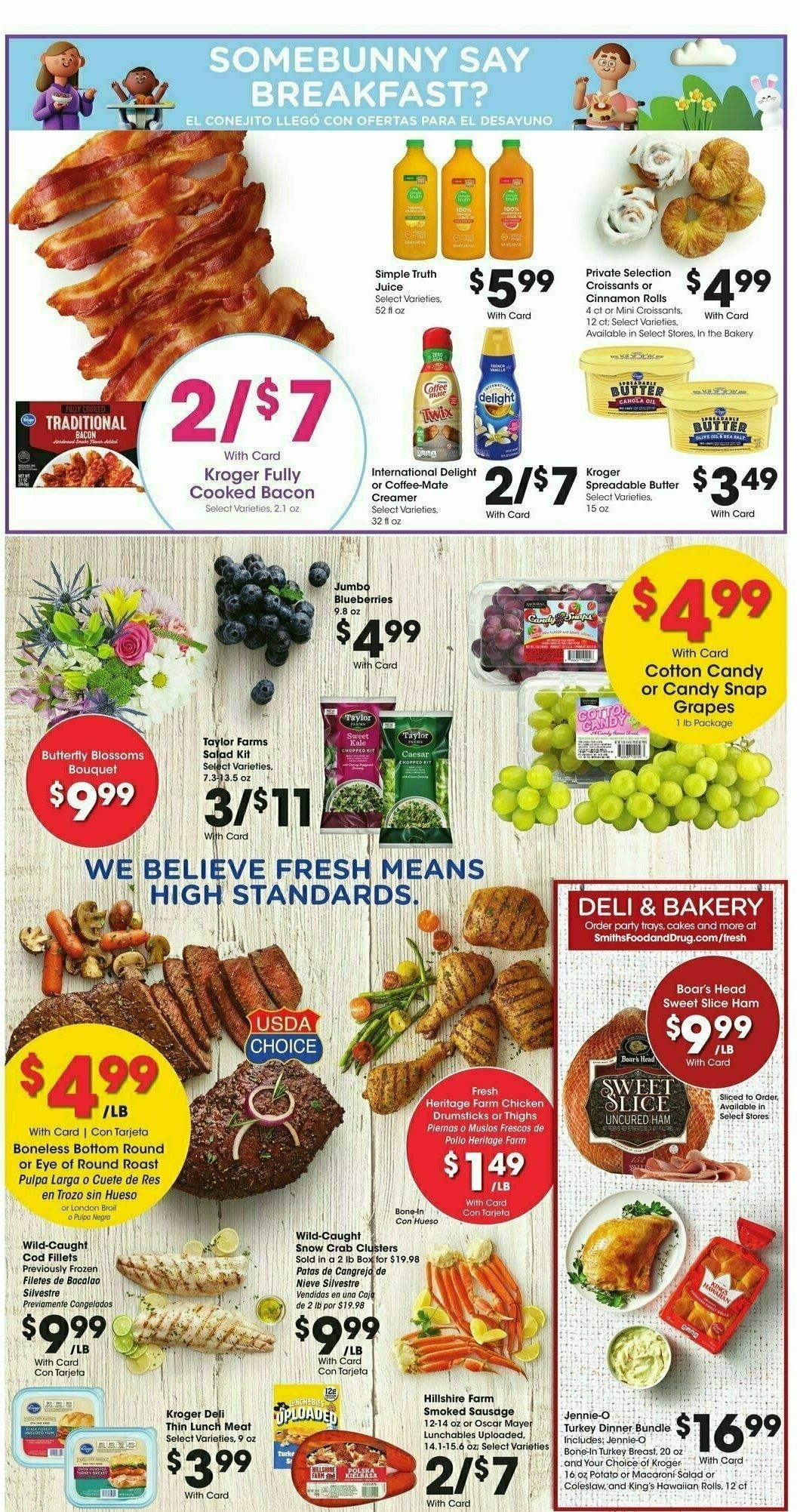 Smith's Weekly Ad from March 27