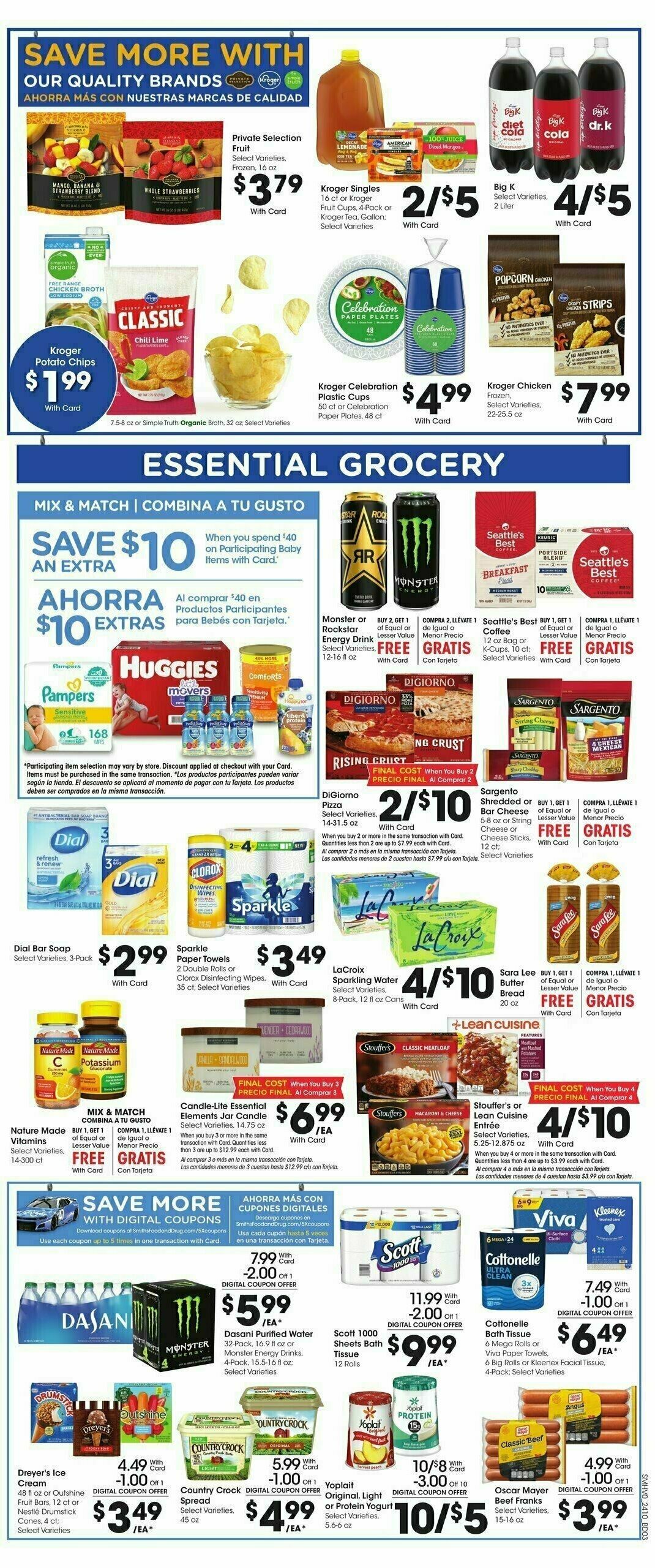 Smith's Weekly Ad from April 10