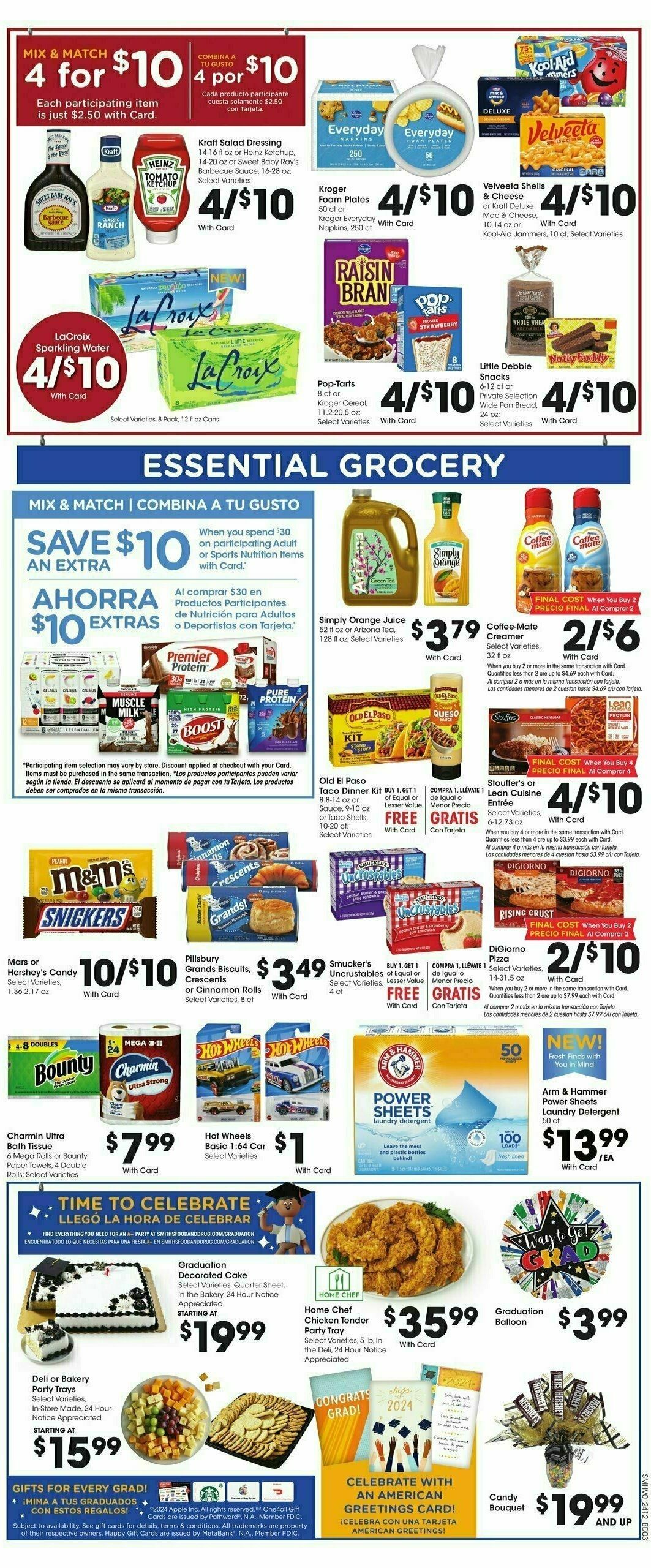 Smith's Weekly Ad from April 24