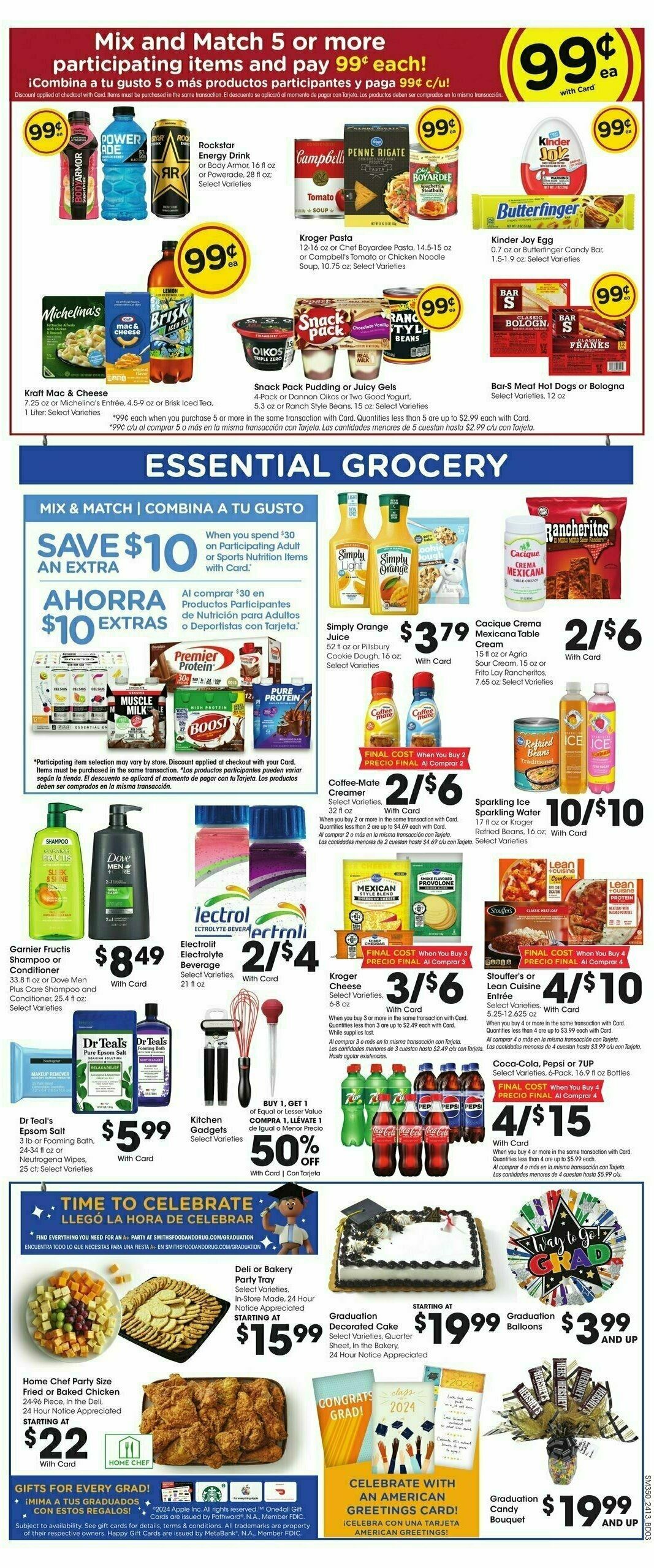 Smith's Weekly Ad from May 1