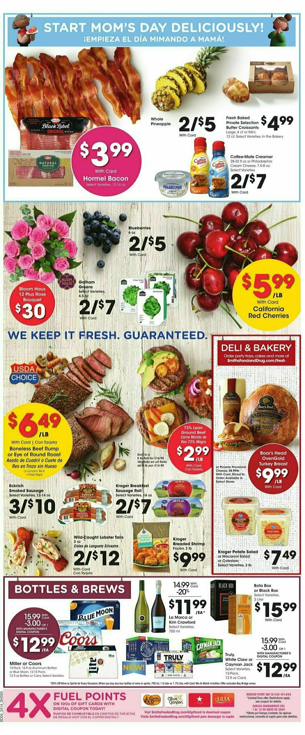 Smith's Weekly Ad from May 8