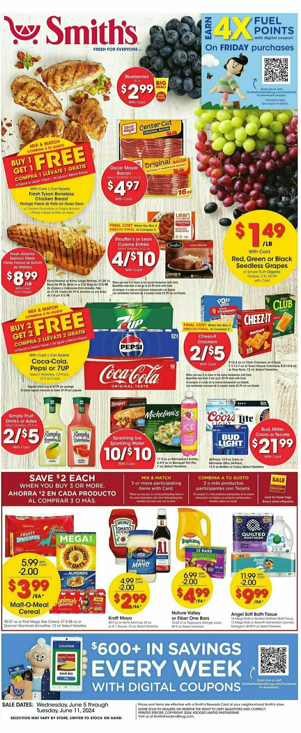 Smith's Weekly Ad from June 5