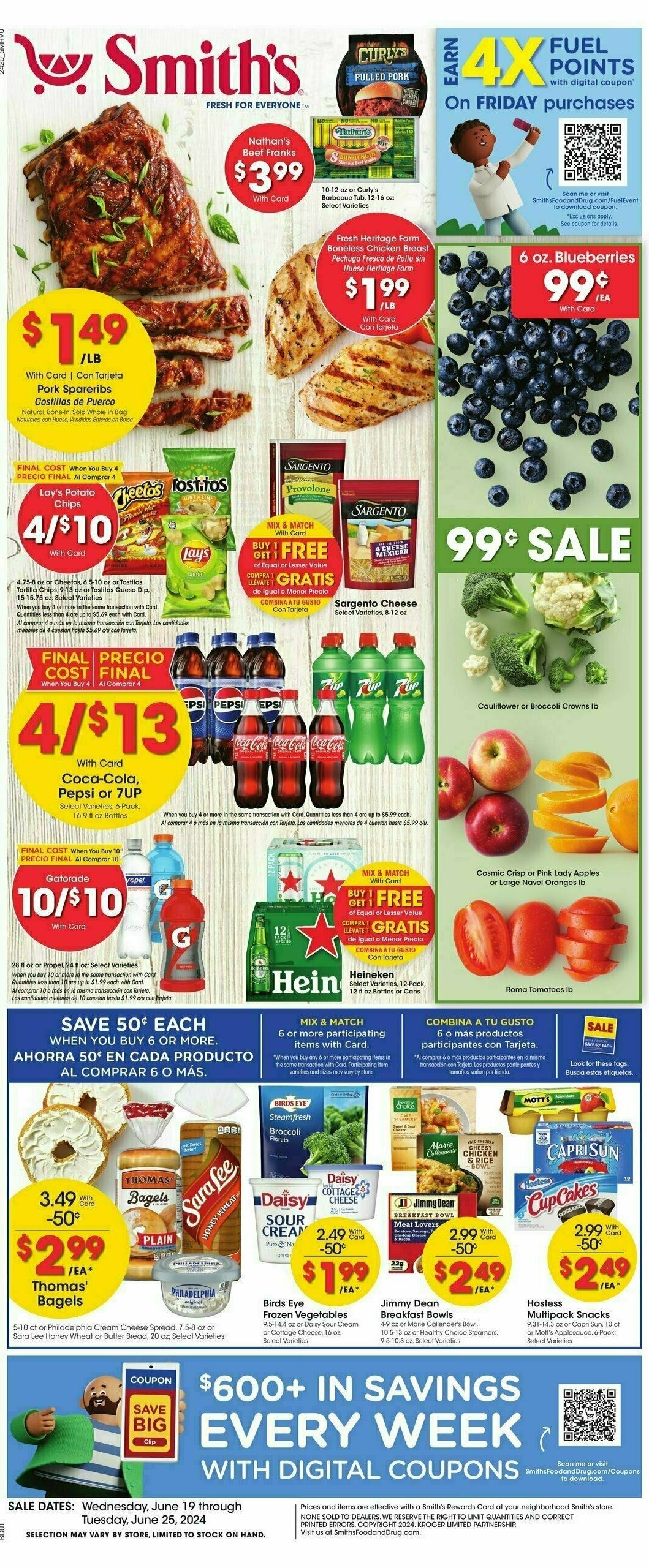 Smith's Weekly Ad from June 19