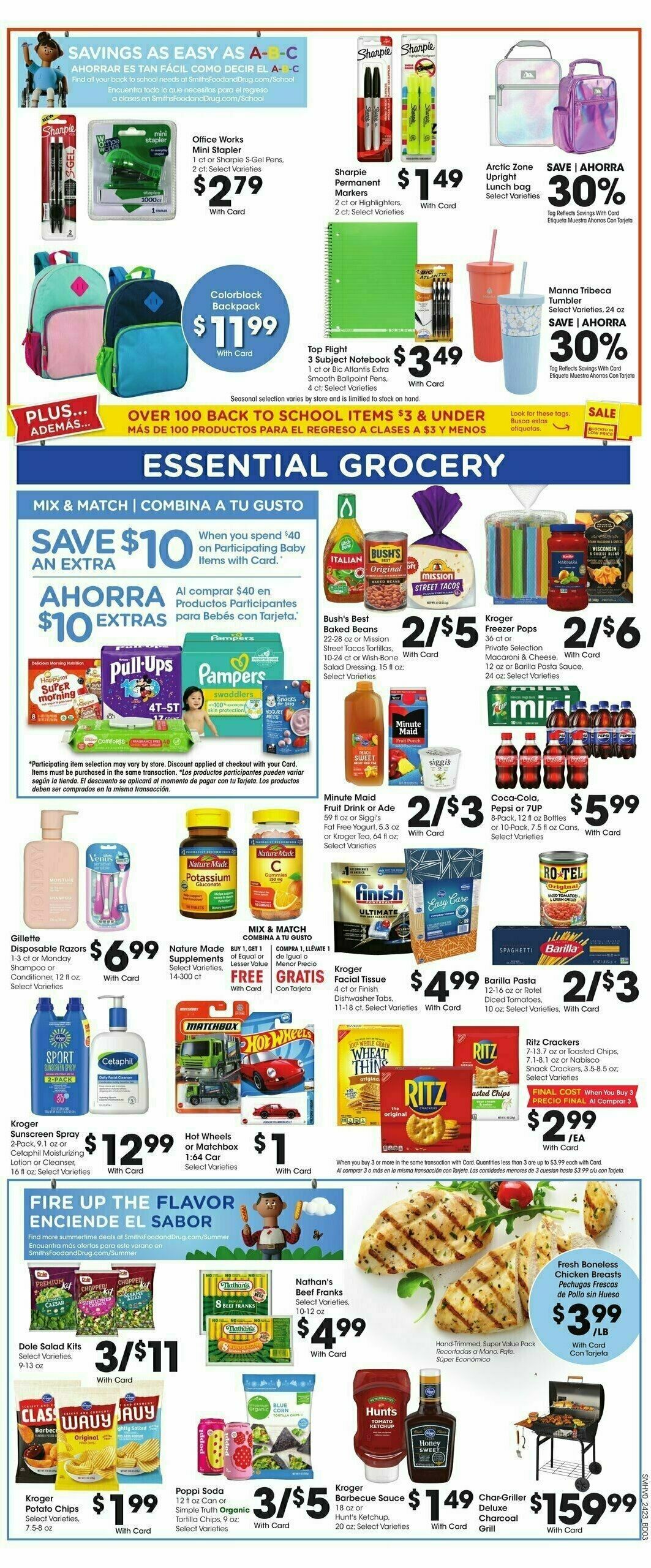 Smith's Weekly Ad from July 10