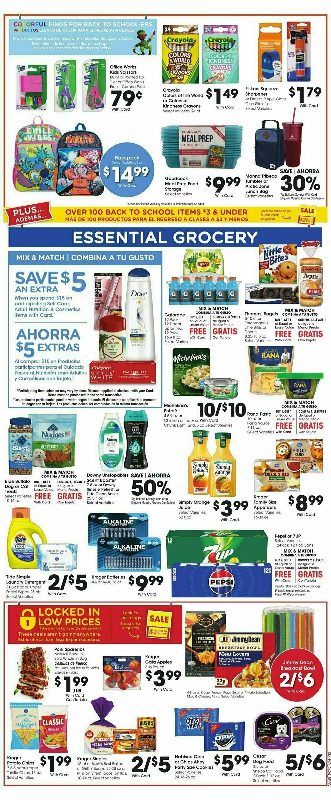 Smith's Weekly Ad from July 17