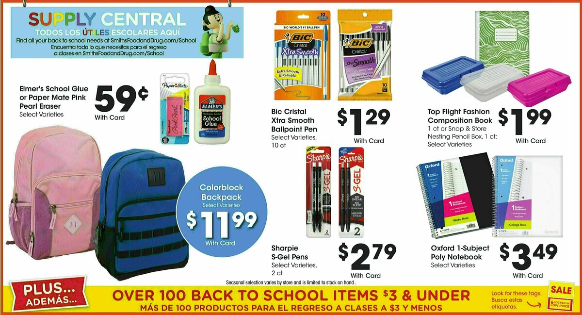 Smith's Weekly Ad from July 24