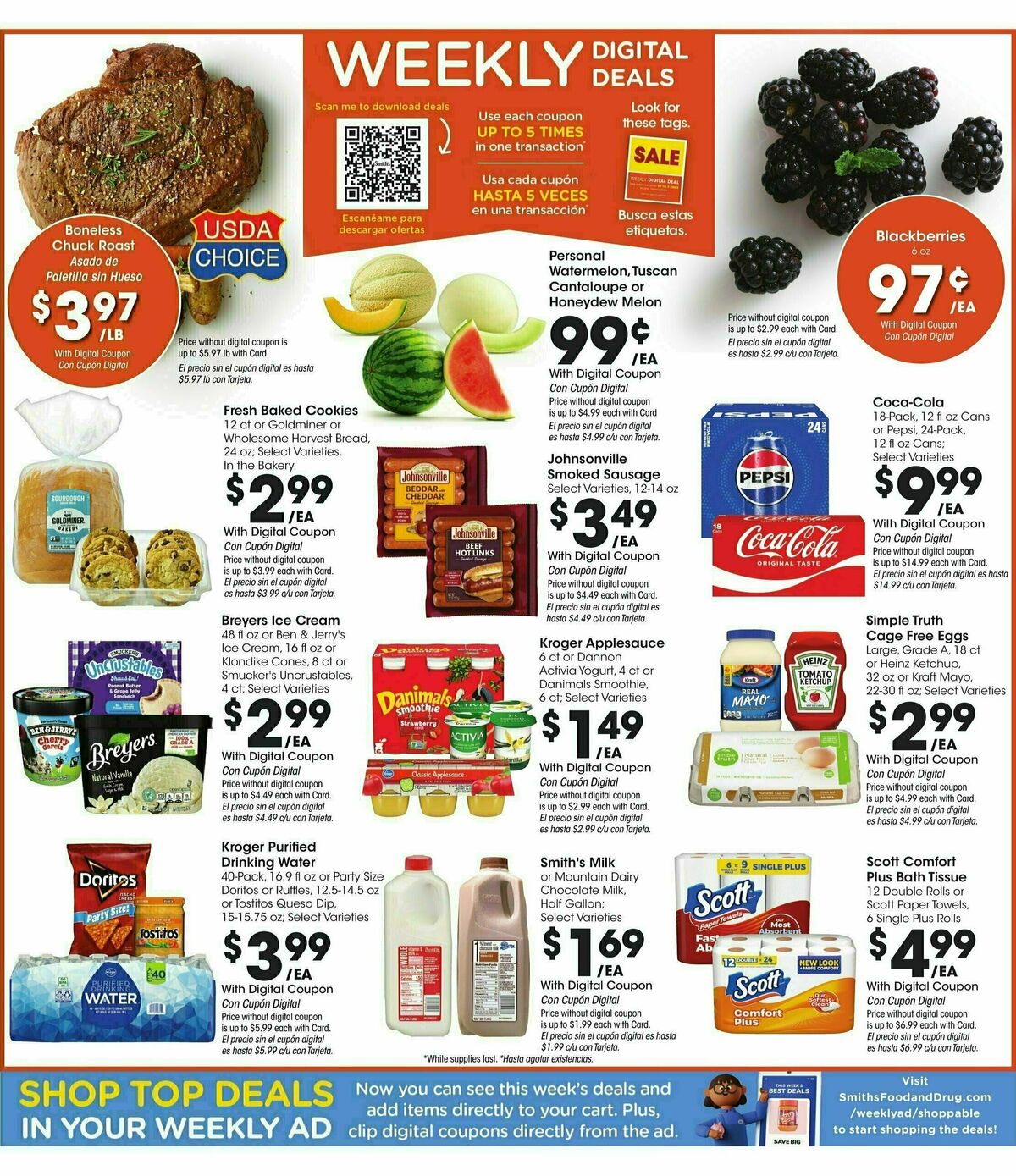 Smith's Weekly Ad from August 7