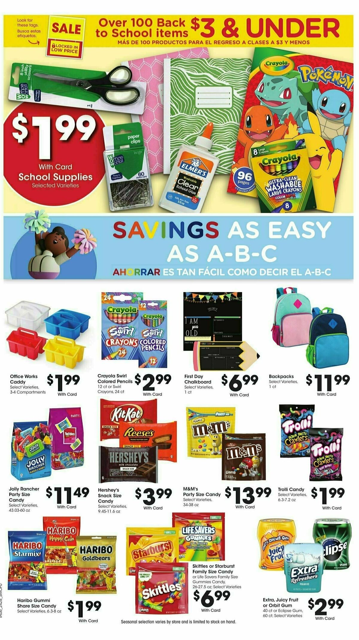 Smith's Weekly Ad from August 14