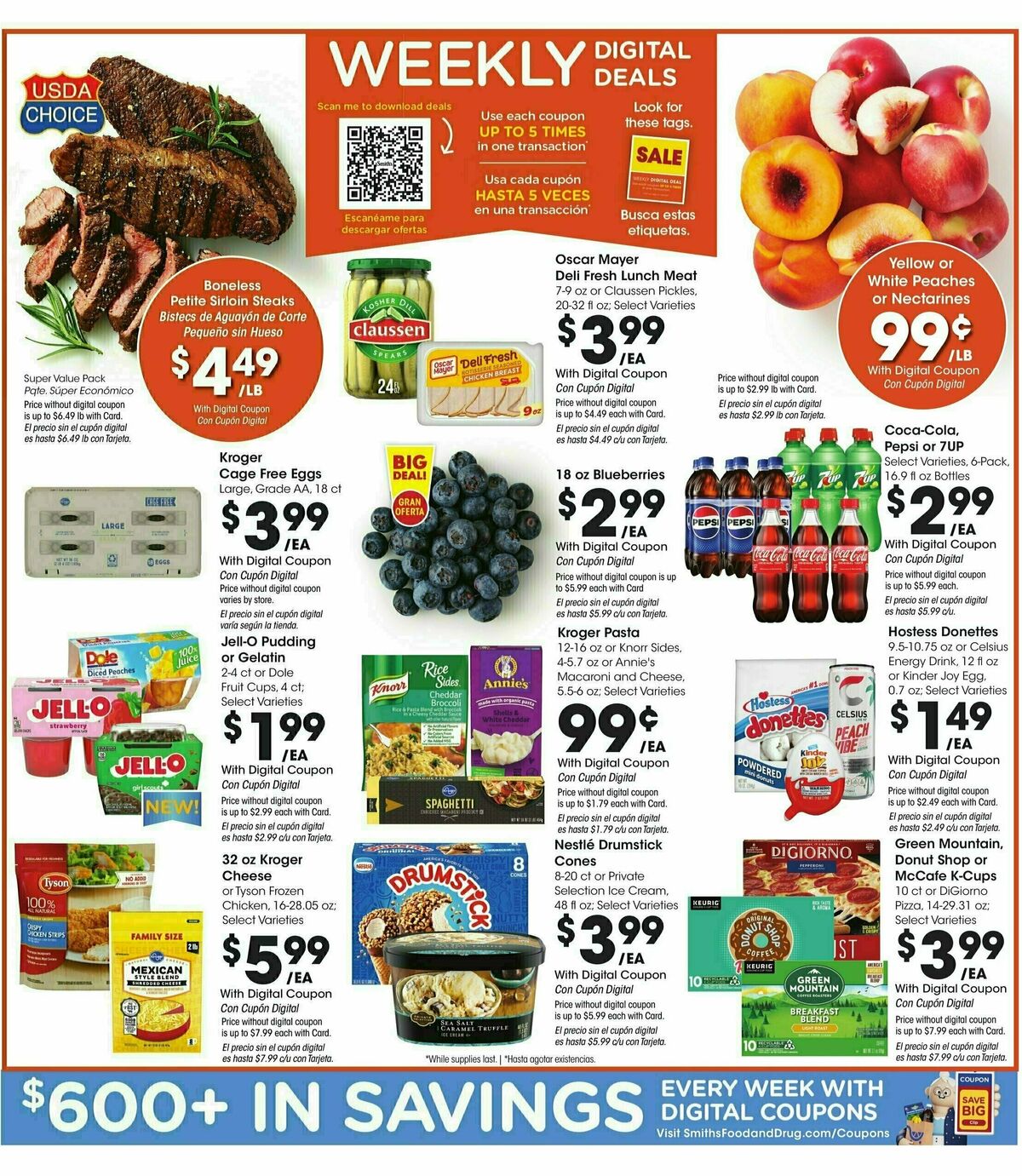 Smith's Weekly Ad from August 14