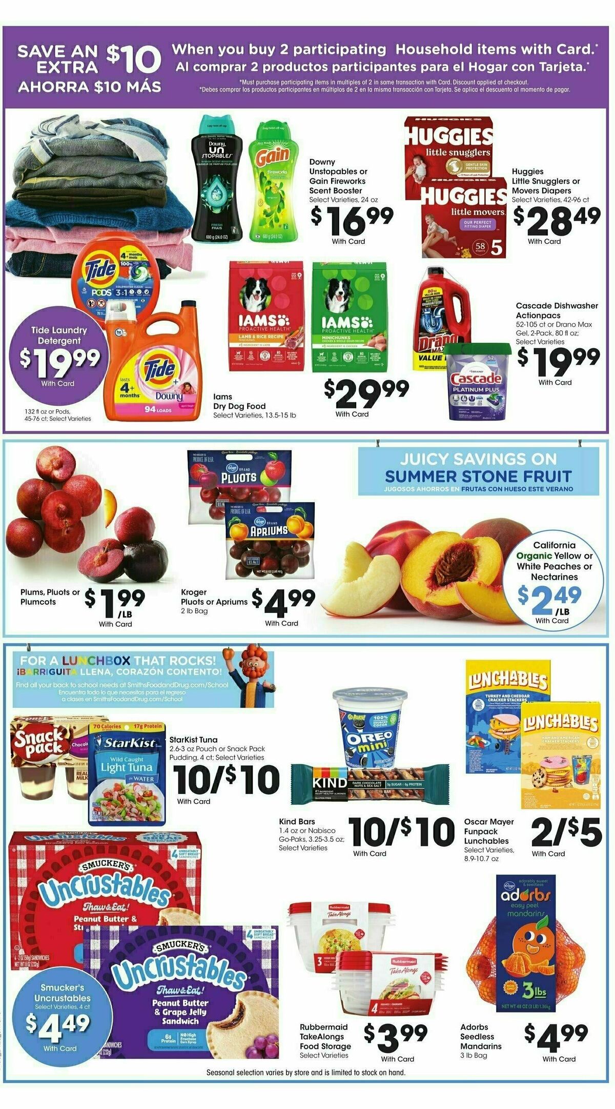 Smith's Weekly Ad from August 14