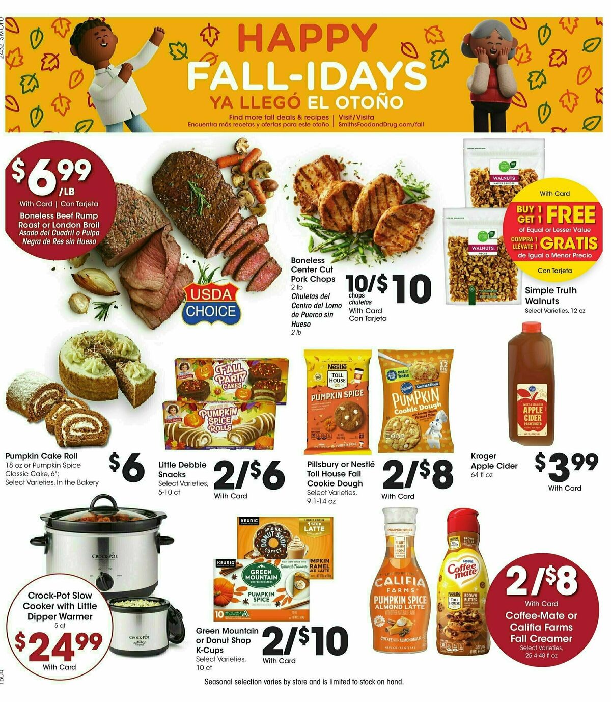 Smith's Weekly Ad from September 11