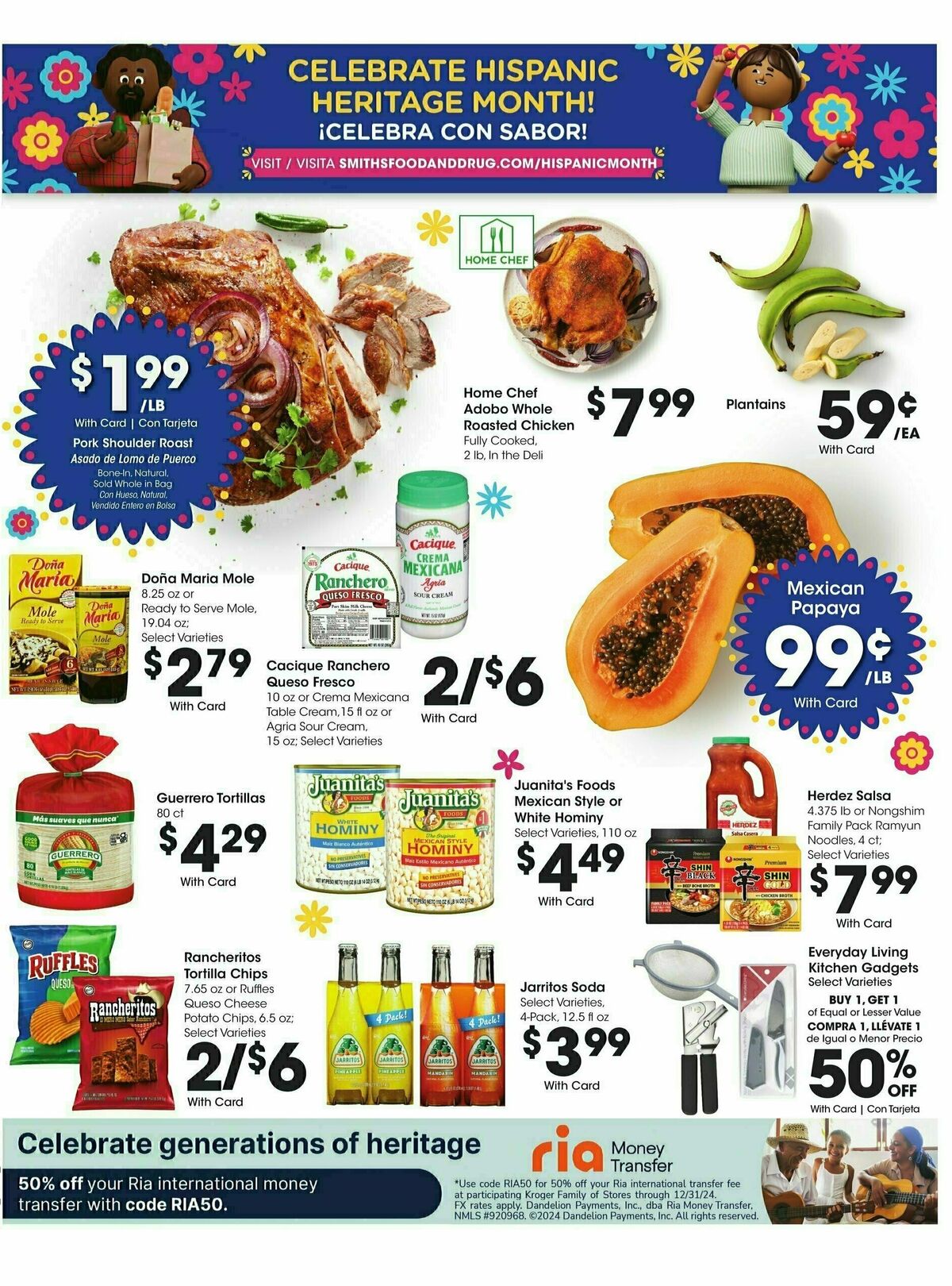 Smith's Weekly Ad from September 25