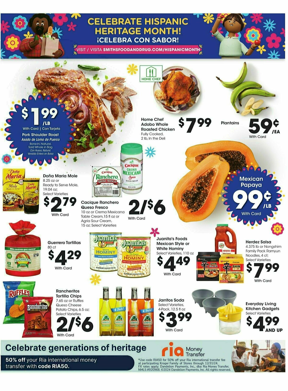 Smith's Weekly Ad from October 2