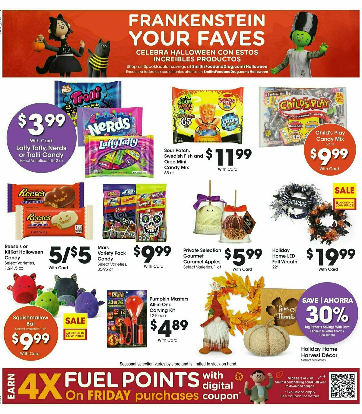 Smith's Weekly Ad from October 9