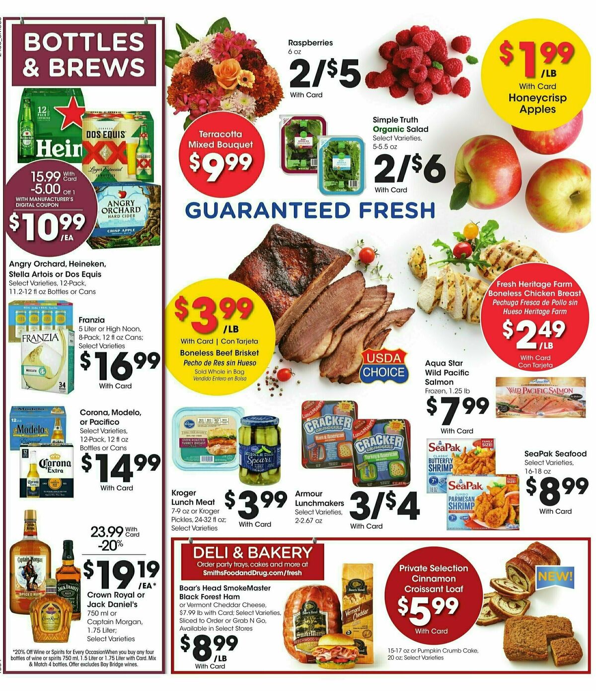 Smith's Weekly Ad from October 9