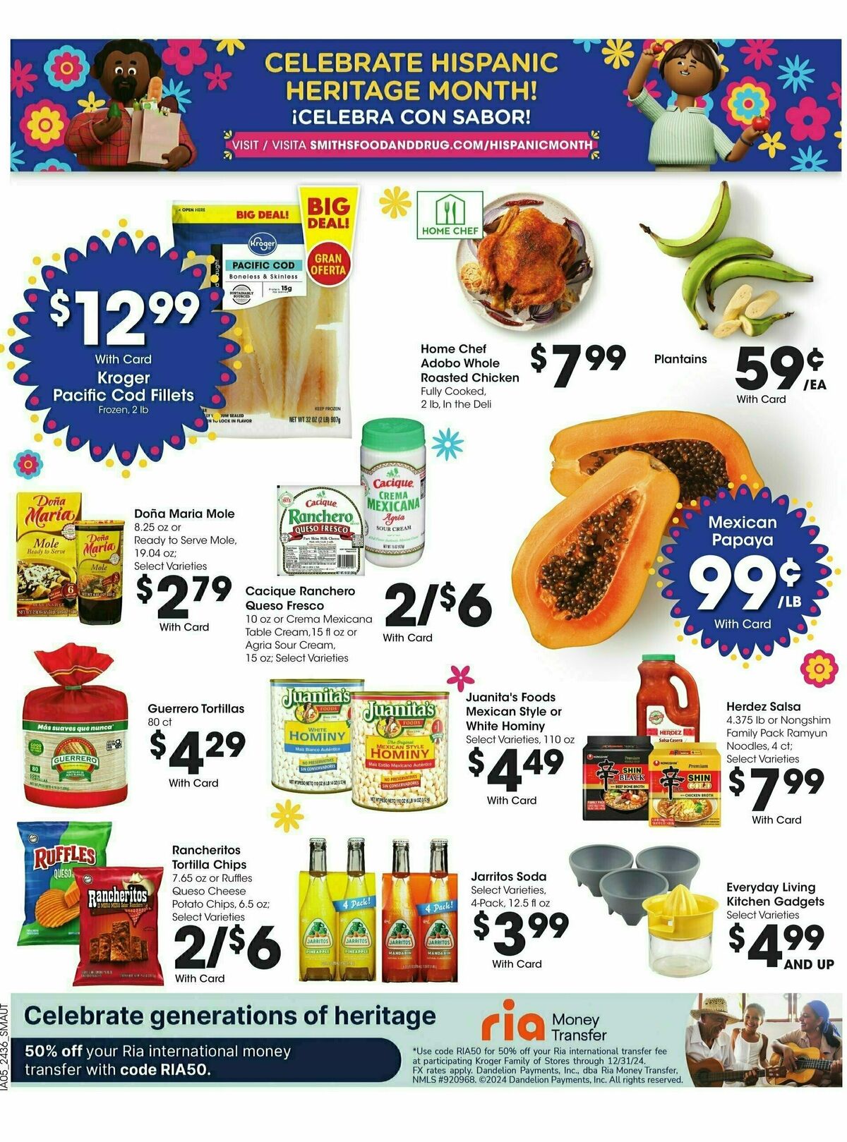 Smith's Weekly Ad from October 9