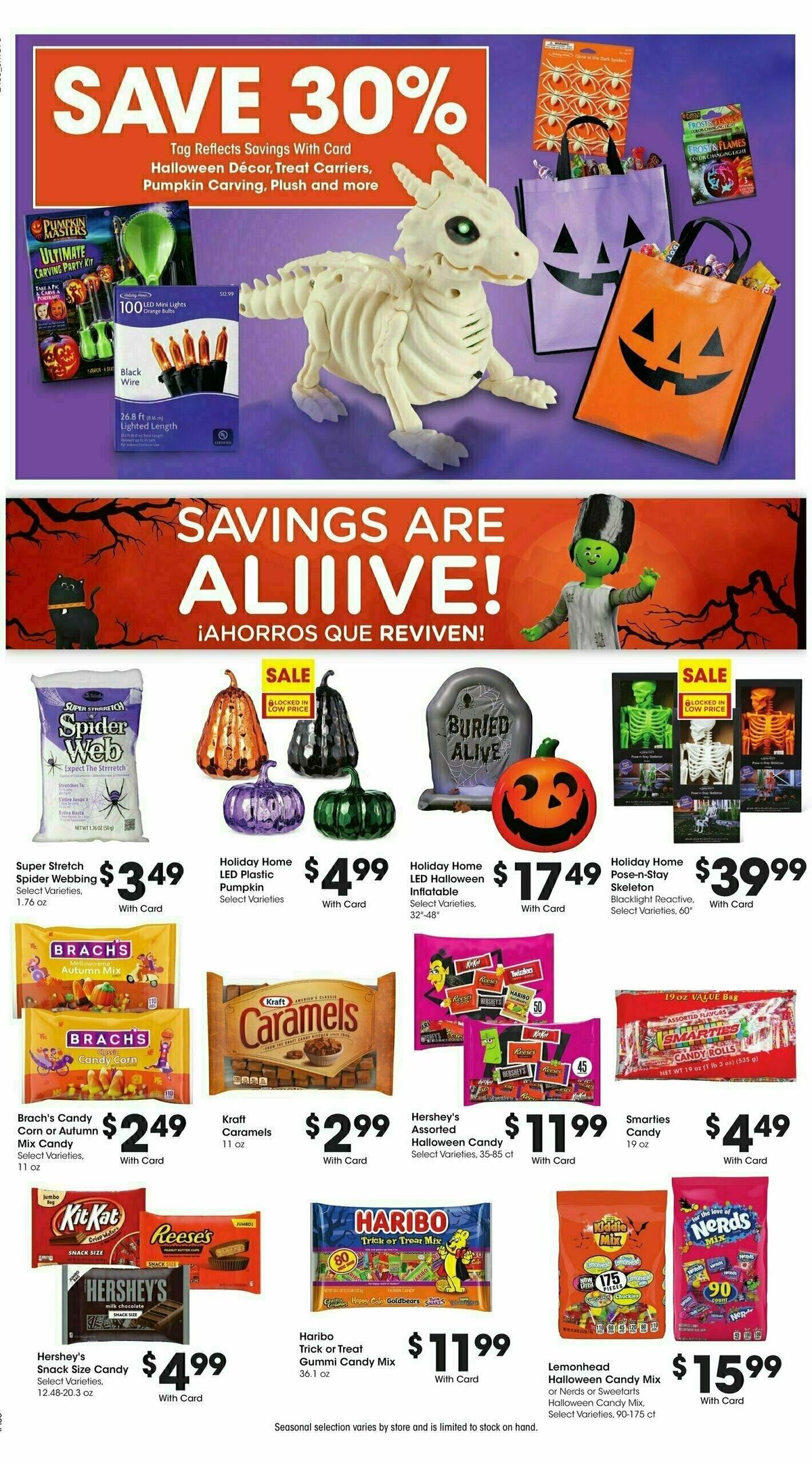 Smith's Weekly Ad from October 9