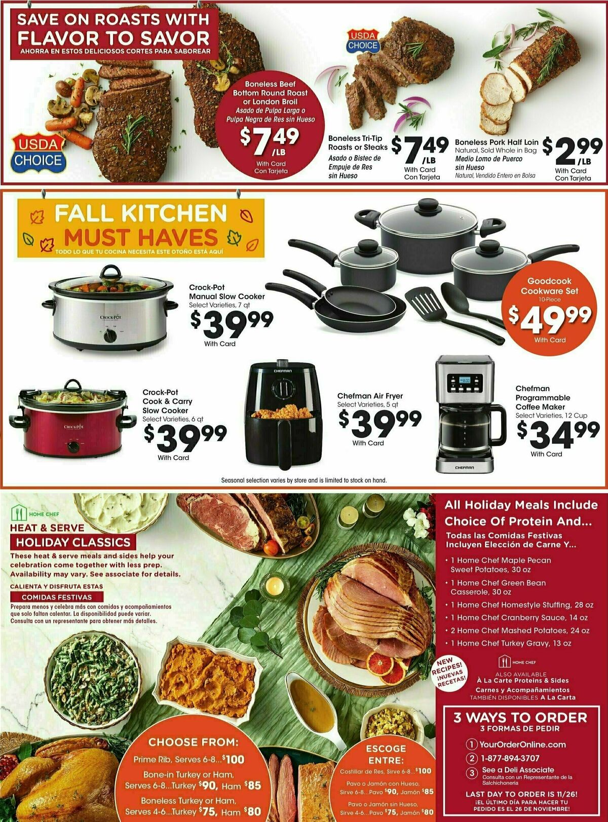 Smith's Weekly Ad from November 6