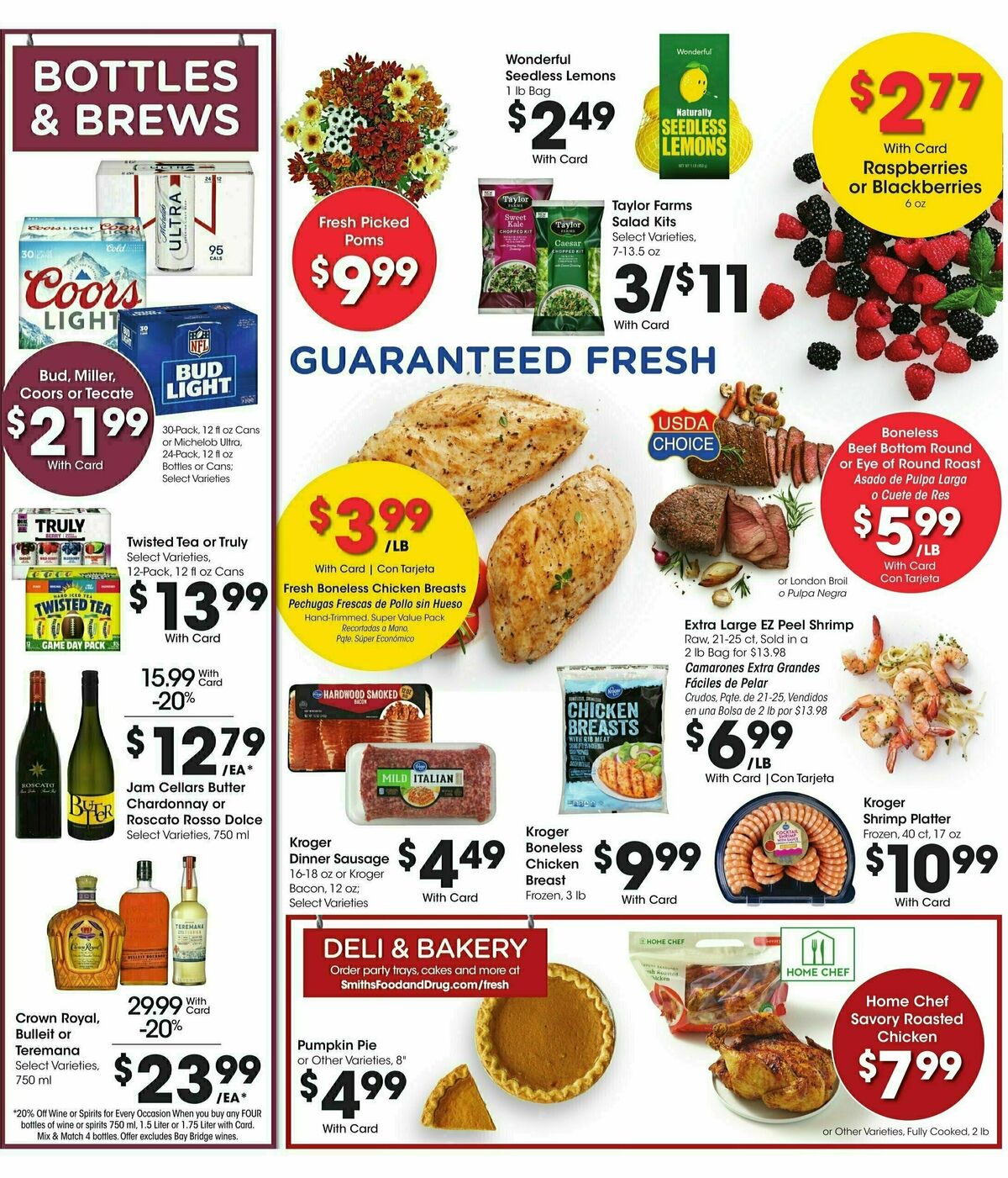 Smith's Weekly Ad from November 13