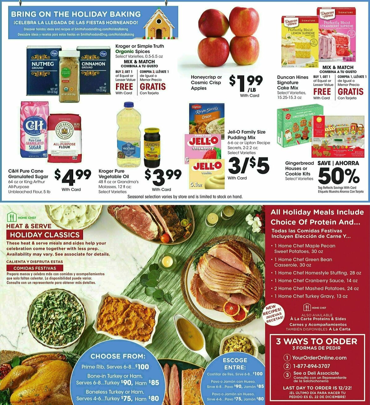 Smith's Weekly Ad from December 18