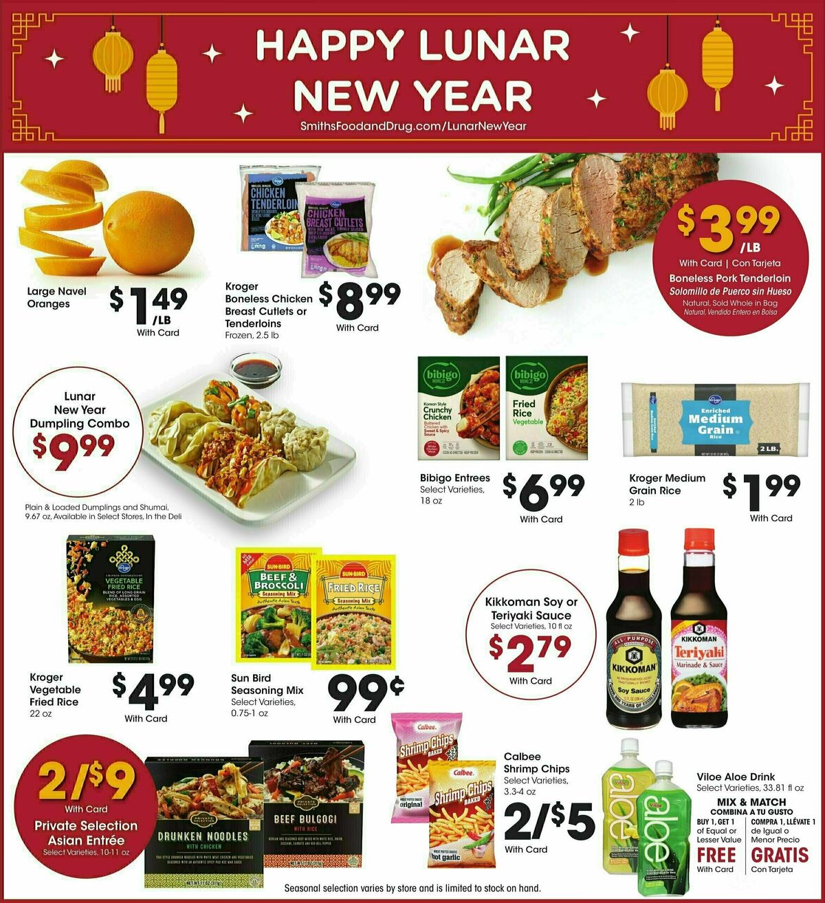 Smith's Weekly Ad from January 8