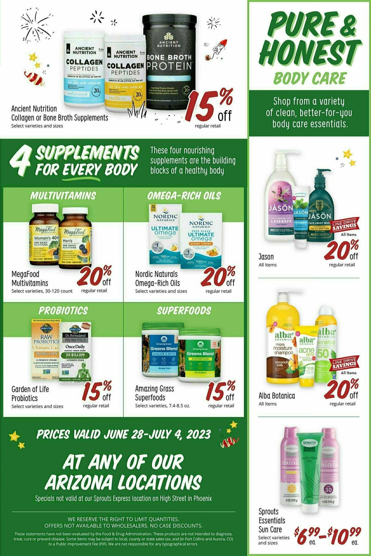 Sprouts Farmers Market Weekly Ad from June 28