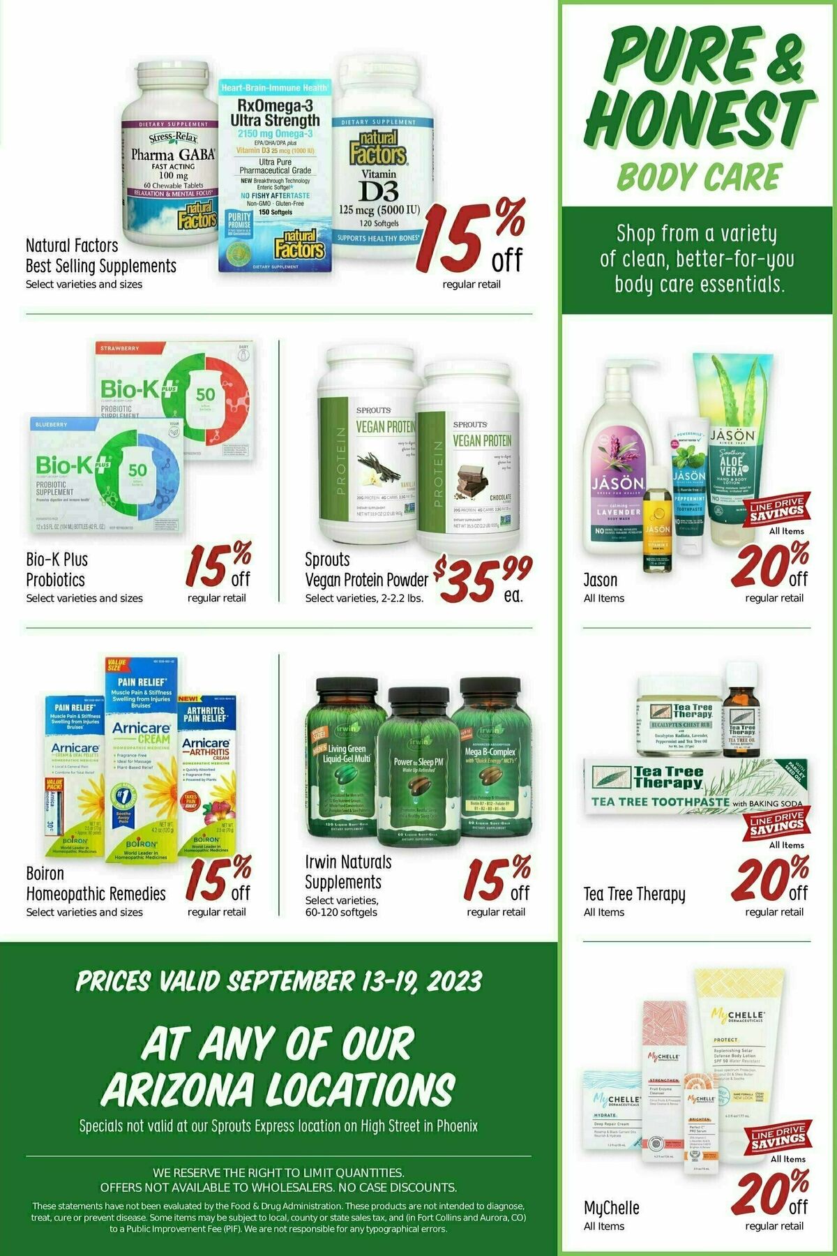 Sprouts Farmers Market Weekly Ad from September 13