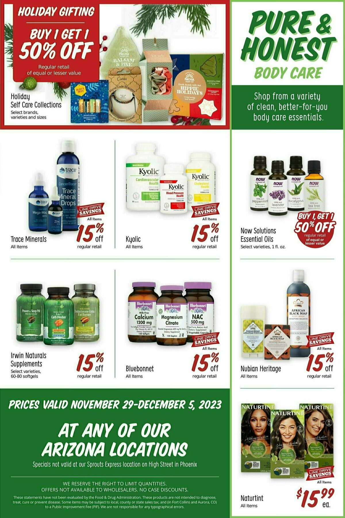 Sprouts Farmers Market Weekly Ad from November 29