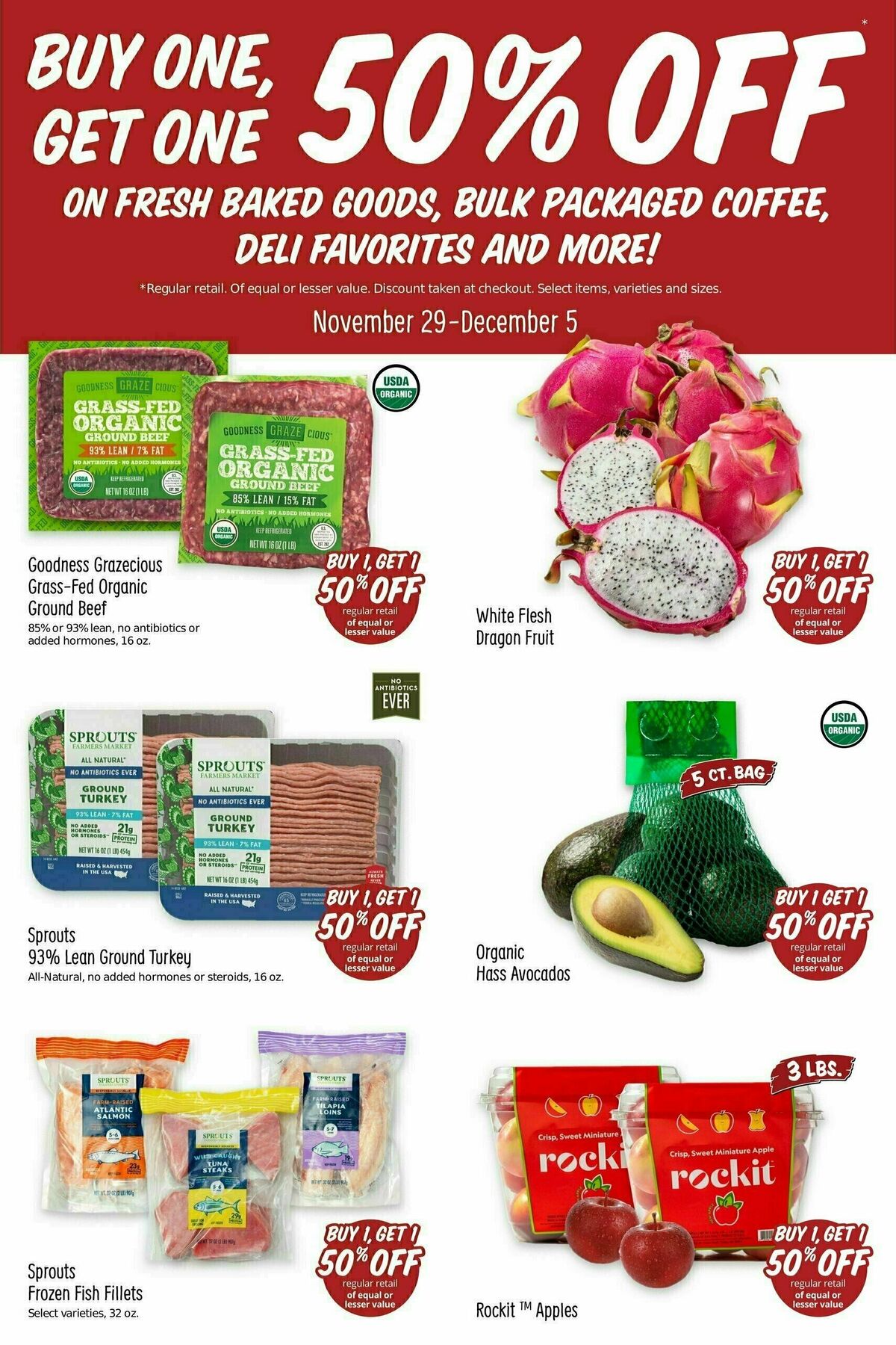 Sprouts Farmers Market Weekly Ad from November 29