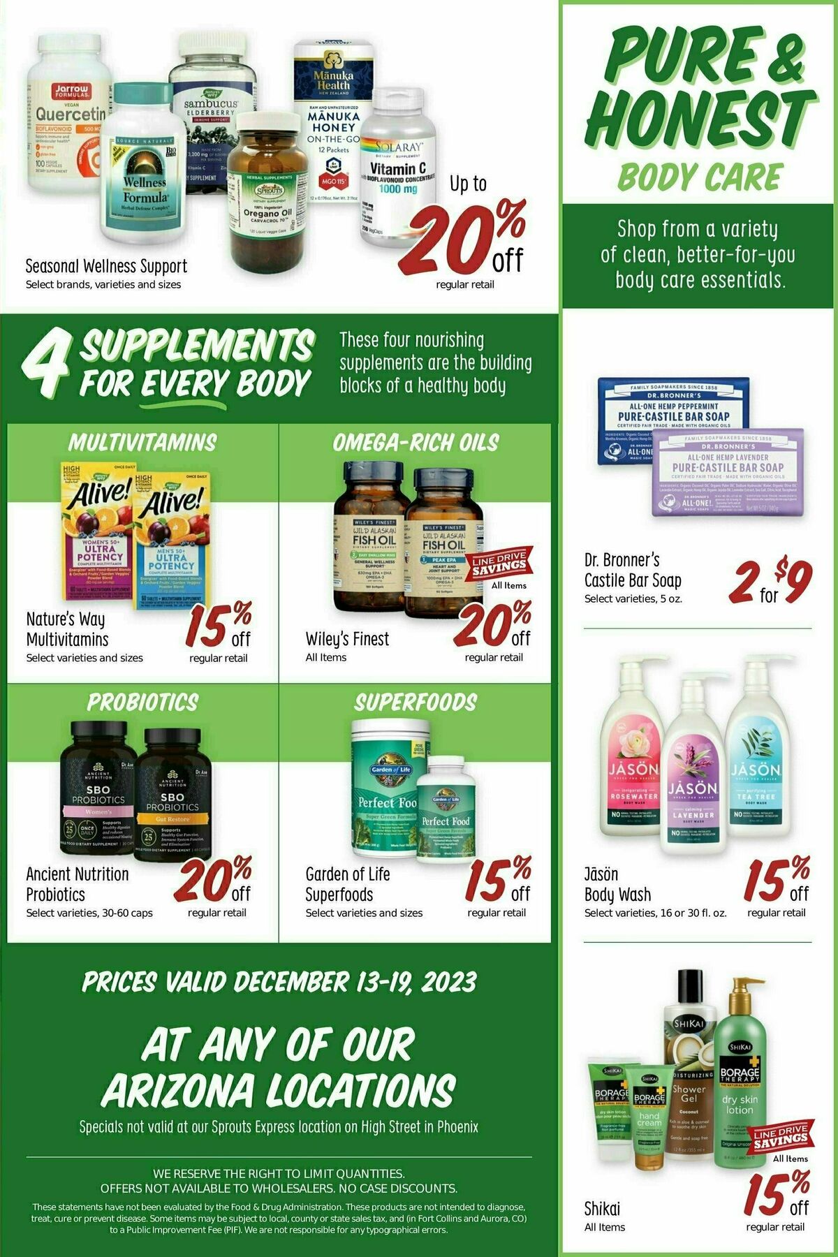 Sprouts Farmers Market Weekly Ad from December 13