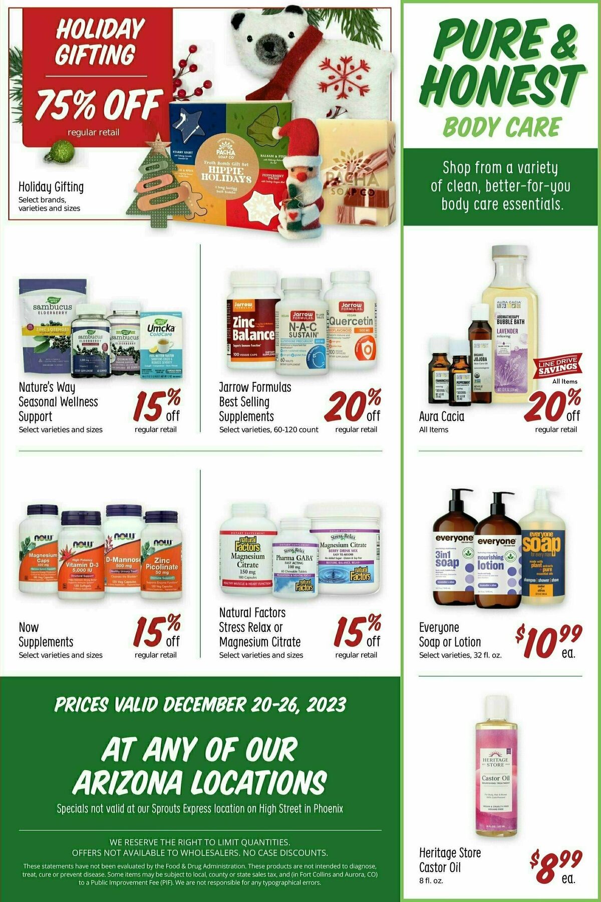 Sprouts Farmers Market Weekly Ad from December 20