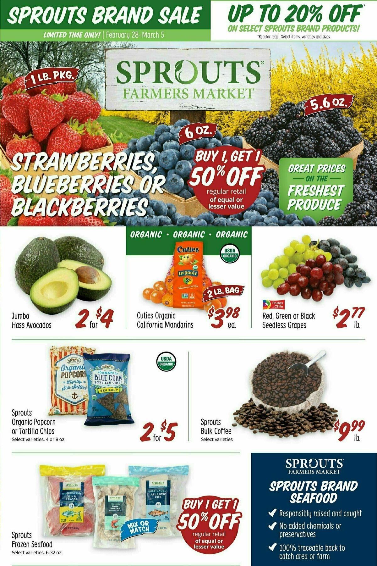 Sprouts Farmers Market Weekly Ad from February 28