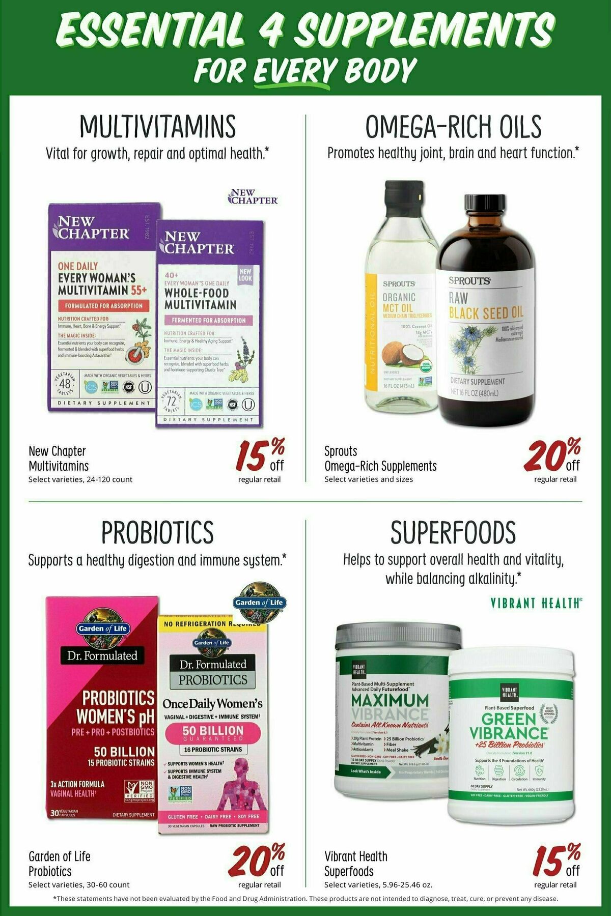 Sprouts Farmers Market Deals of the Month Weekly Ad from February 28