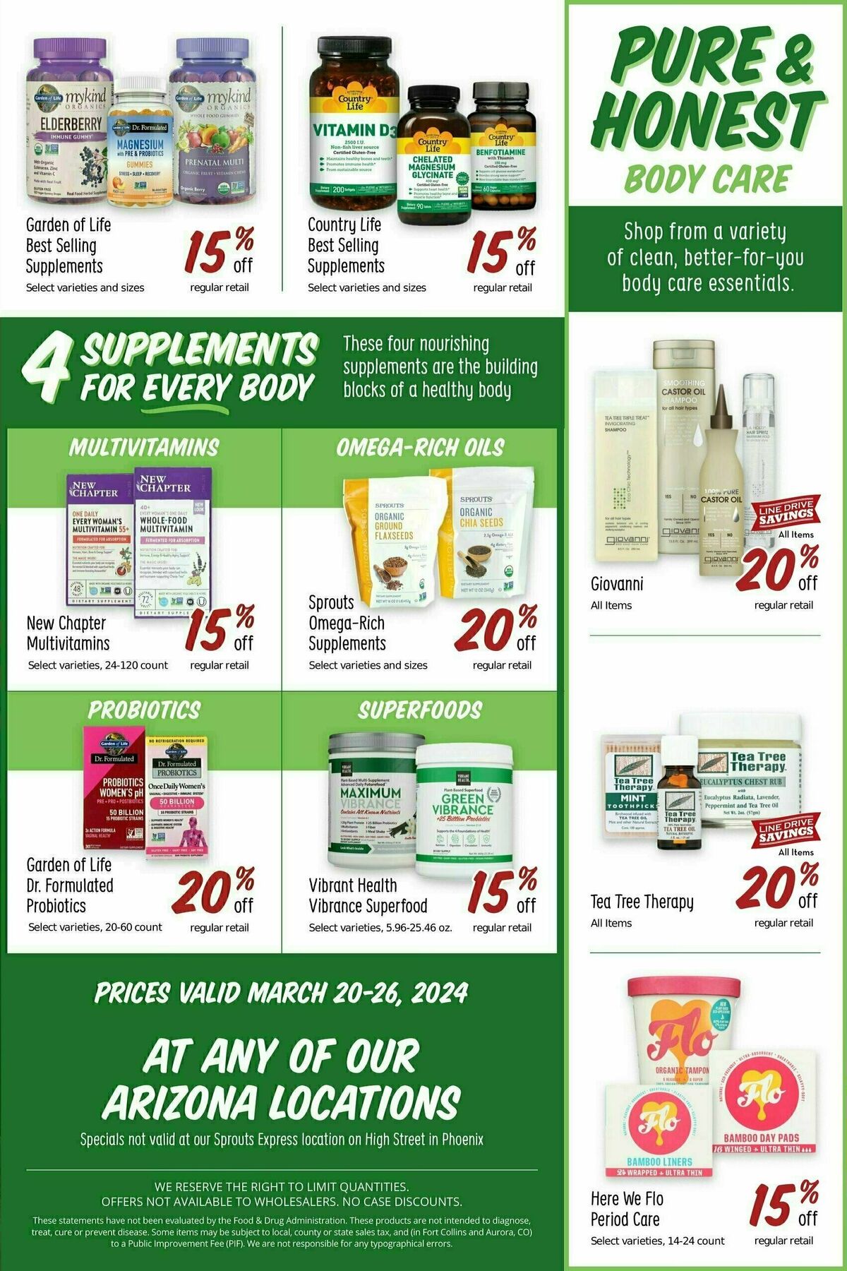 Sprouts Farmers Market Weekly Ad from March 20