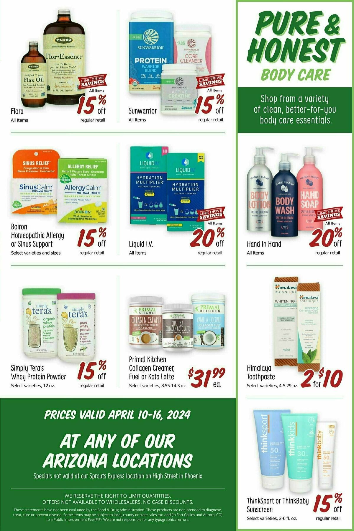 Sprouts Farmers Market Weekly Ad from April 10