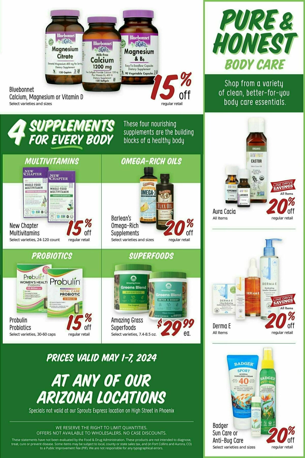 Sprouts Farmers Market Weekly Ad from May 1