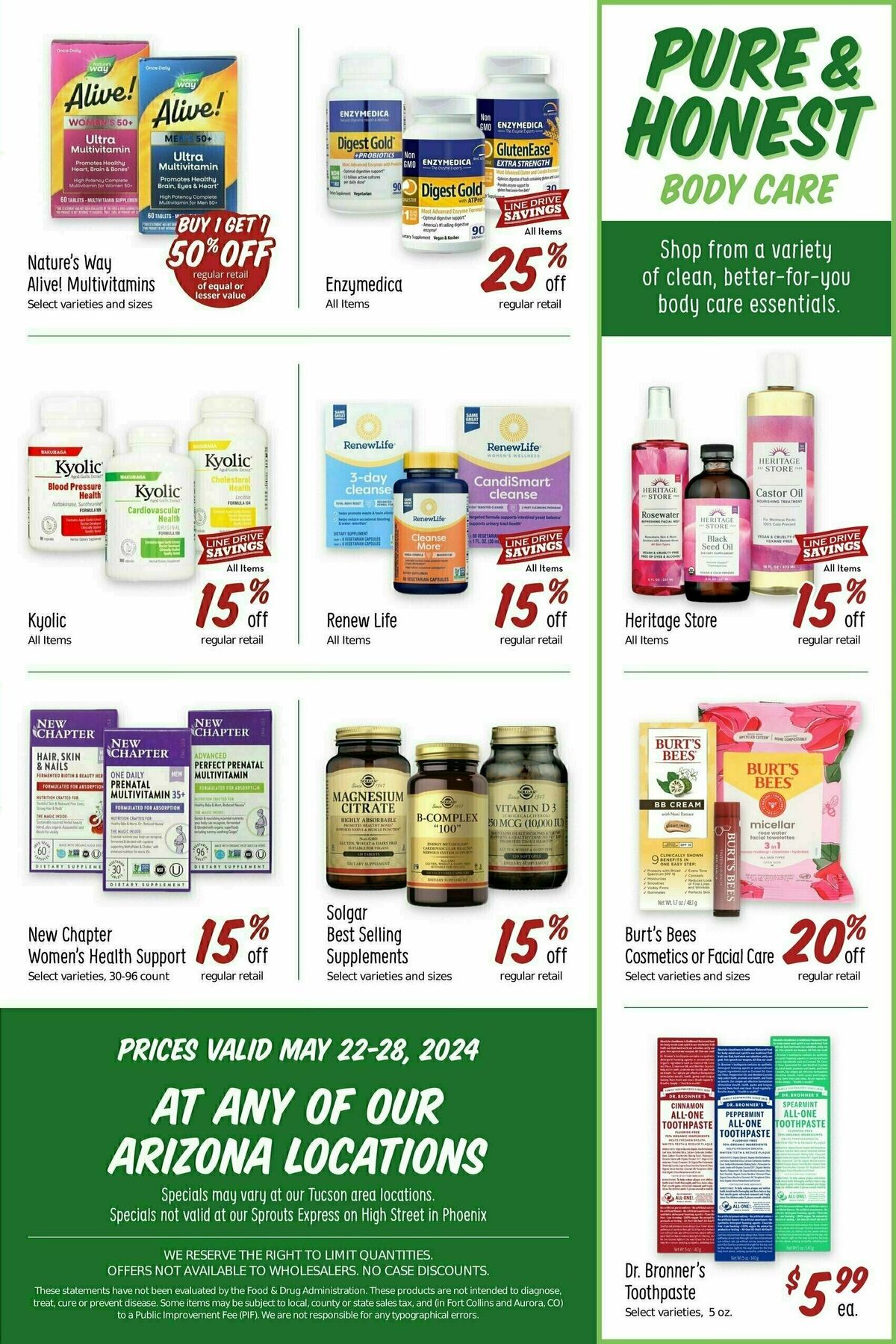 Sprouts Farmers Market Weekly Ad from May 22