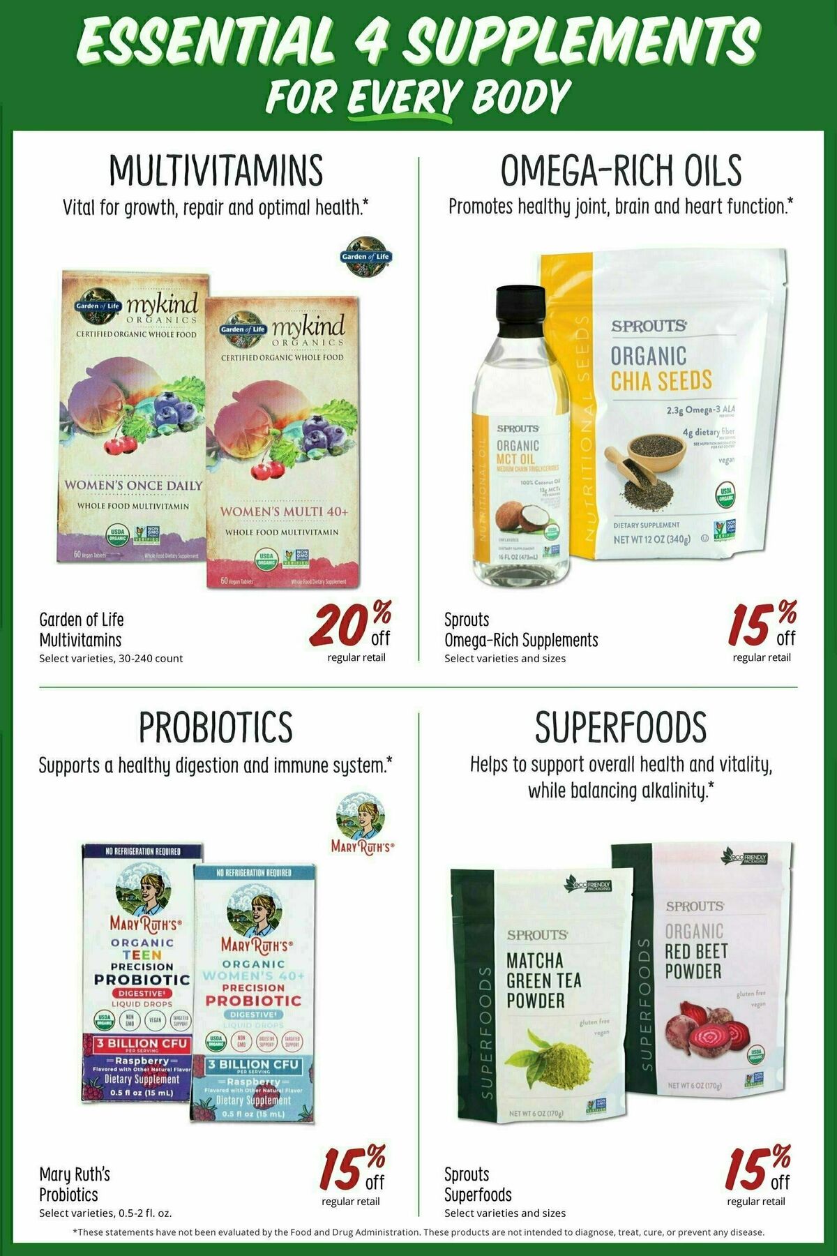 Sprouts Farmers Market Deals of the Month Weekly Ad from May 29