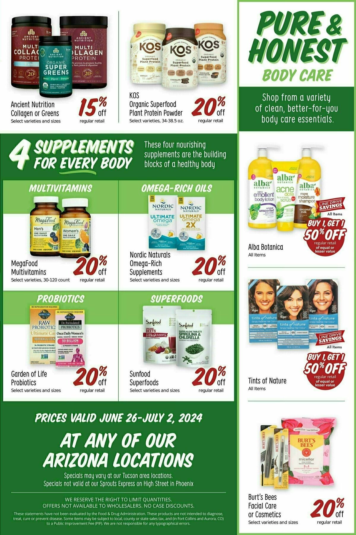 Sprouts Farmers Market Weekly Ad from June 26