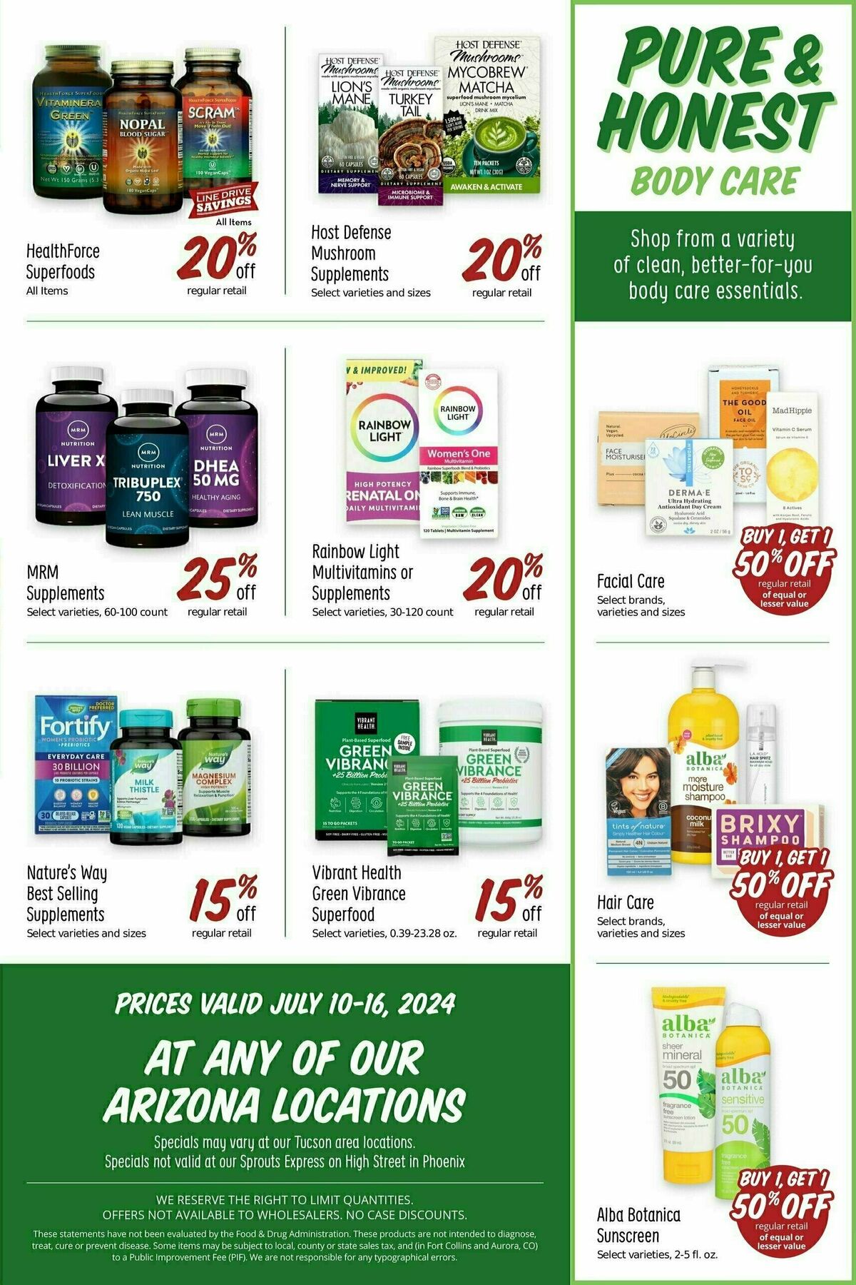 Sprouts Farmers Market Weekly Ad from July 10