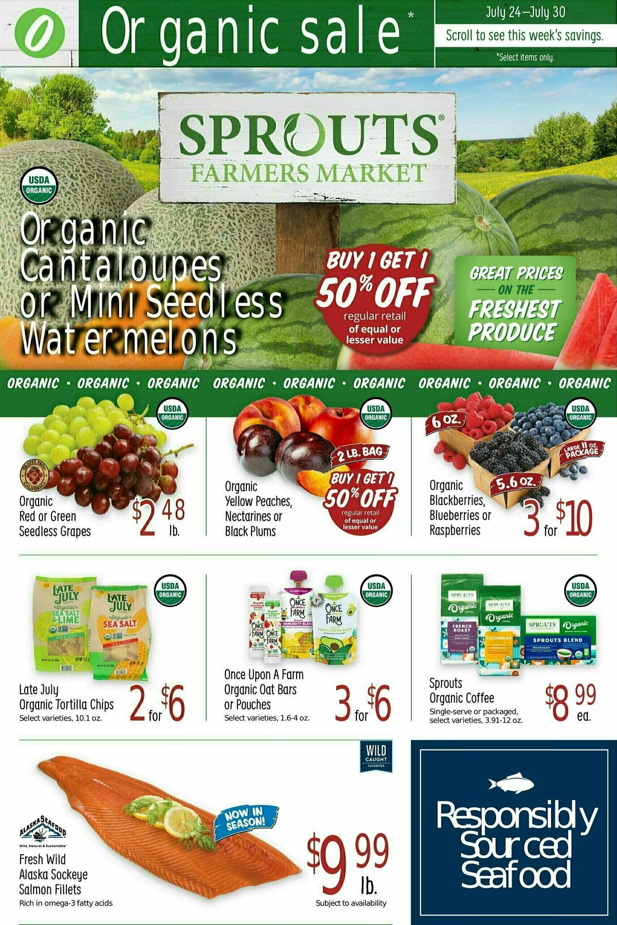 Sprouts Farmers Market Weekly Ad from July 24