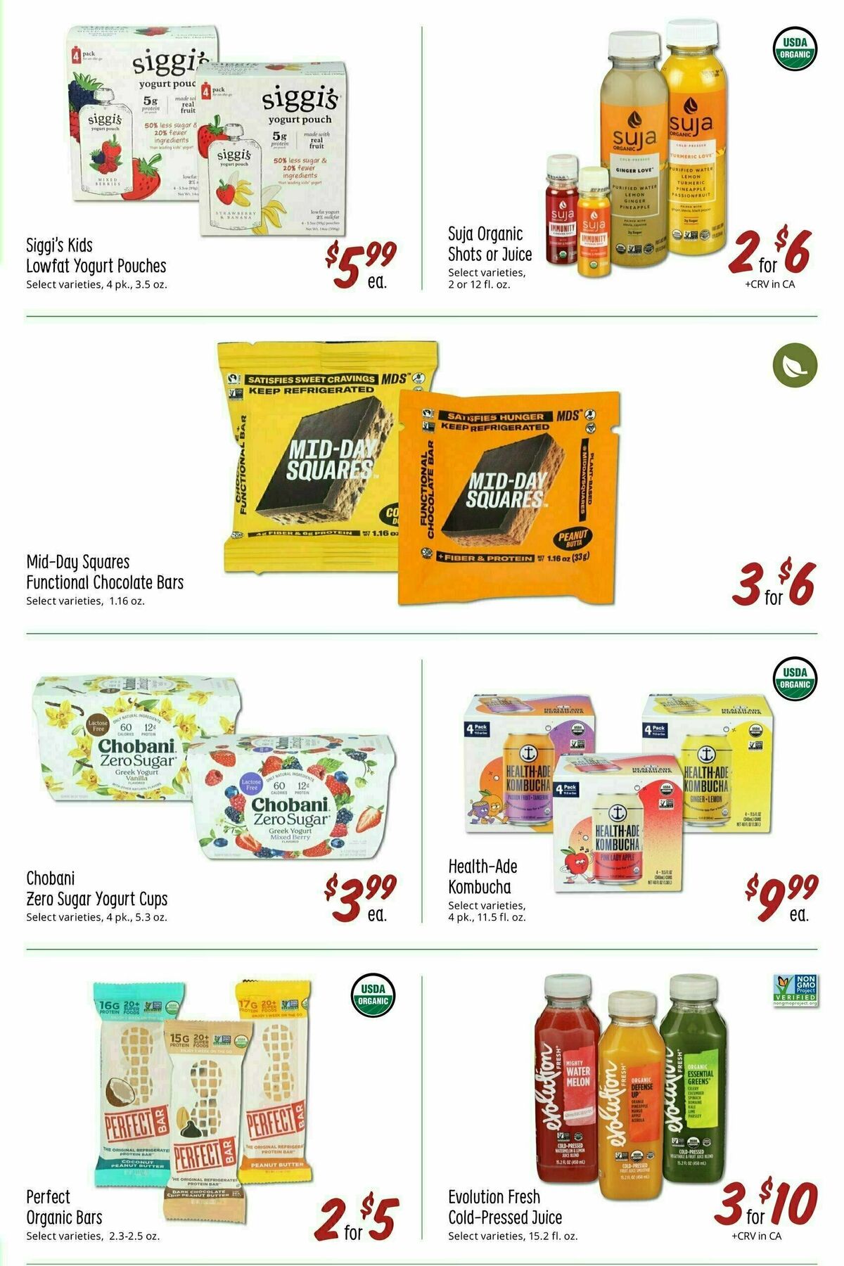 Sprouts Farmers Market Deals of the Month Weekly Ad from July 24