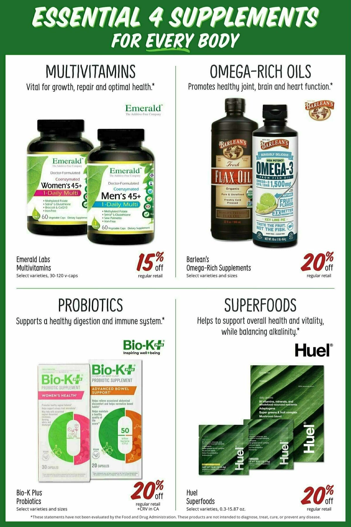 Sprouts Farmers Market Deals of the Month Weekly Ad from July 24