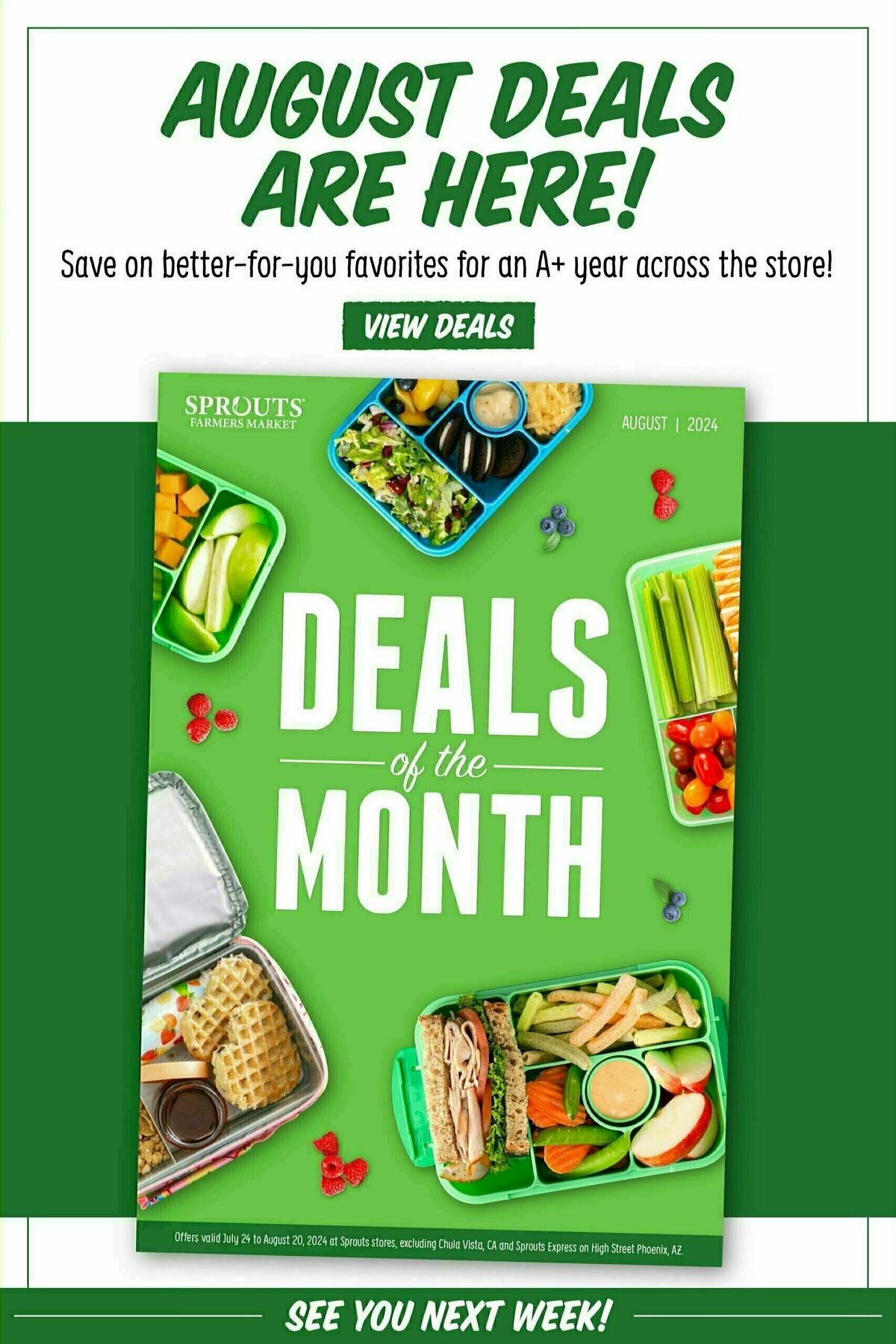 Sprouts Farmers Market Weekly Ad from July 31