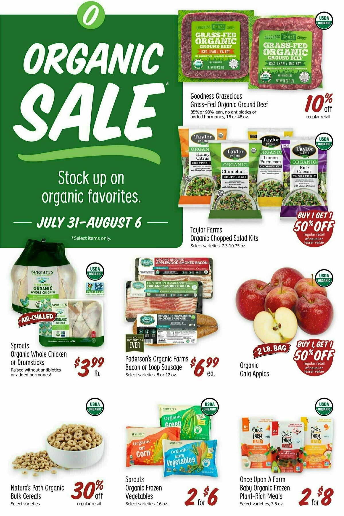 Sprouts Farmers Market Weekly Ad from July 31